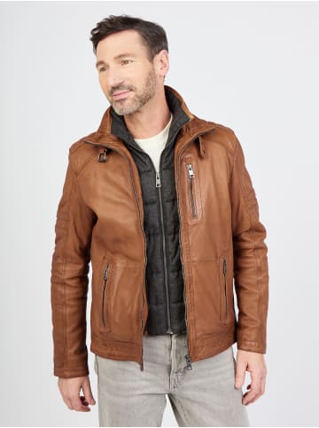 JCC Lederjacke 63535 in dark cognac