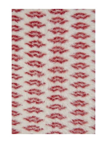 Oui Schal in white red