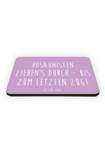 Mr. & Mrs. Panda Magnet Trombone Durchzieher mit Spruch in Lavendeltraum