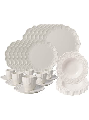 Villeroy & Boch 30-tlg. Kombiservice Toy's Delight Royal Classic in Weiß – in weiß