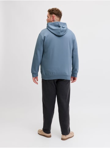 JACK & JONES PLUS Kapuzenpullover in Blue Mirage