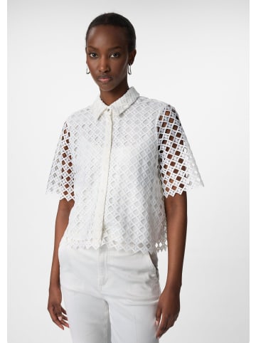 comma Bluse in 0120_weiß