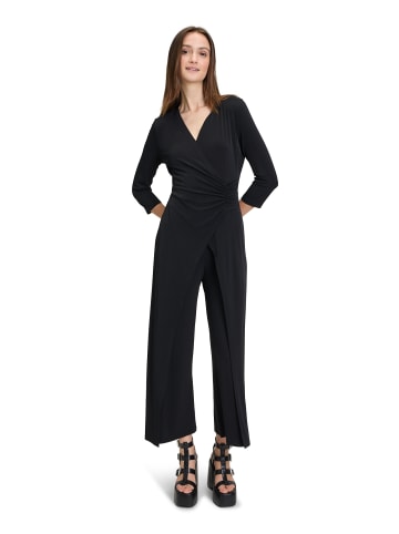 CARTOON Jumpsuit mit weitem Bein in Schwarz