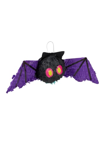 relaxdays 4 x Pinata "Fledermaus" in Schwarz