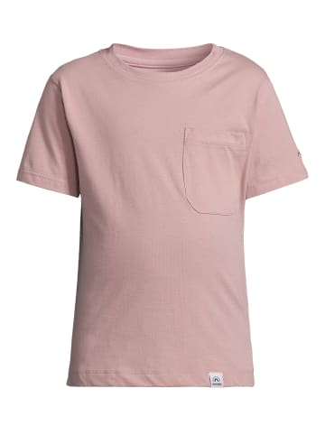 New Life T-Shirt TEE - CREW NECK PATCH POCKET in rosa