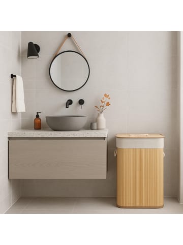 NUXIO Wäschekorb in beige