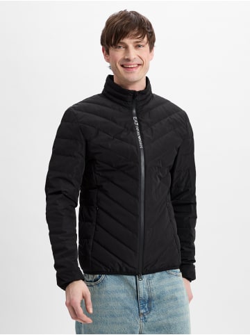 EA7 Steppjacke in schwarz