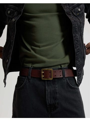 Lee Gürtel Double Pin in Dark Brown