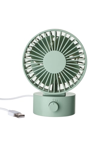 Butlers Mini-Ventilator mit USB-Anschluss AIR WAVE in Salbei