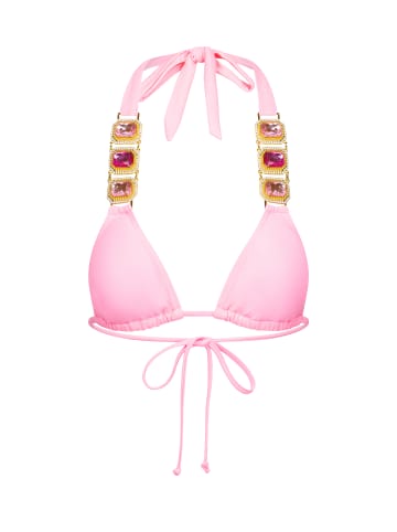 Moda Minx Bikini Top Boujee Triangle Top in pink
