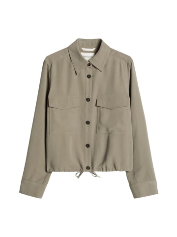 Marc O'Polo Overshirt regular in Stone Taupe