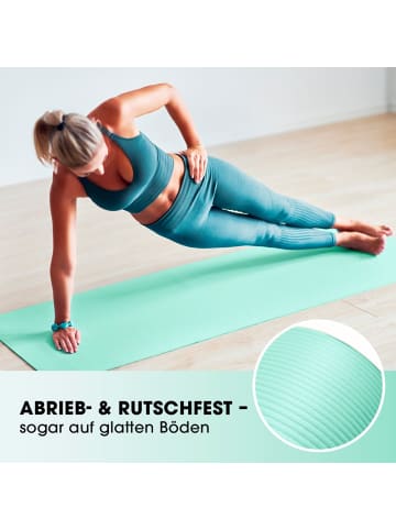 World Fitness Fitnessmatte Yamuna 183x61x1,5cm türkis Blau
