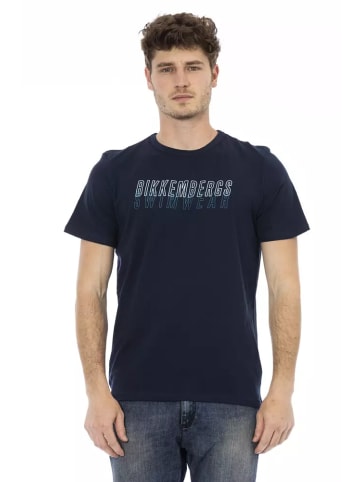 Bikkembergs Weiß Schwarz Baumwolle Herren T-Shirt