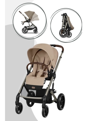 Cybex Cybex Balios S Lux Kinderwagen - Farbe: Almond Beige / Gestell Taupe