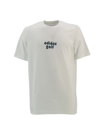 adidas Shirt Golf Graphic Tee in Weiß