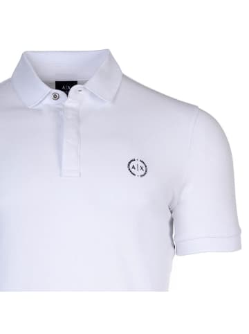 Armani Exchange Poloshirt in Weiß