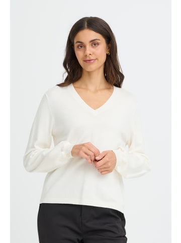 Fransa Langarm FRMARY Regular fit in Whisper White