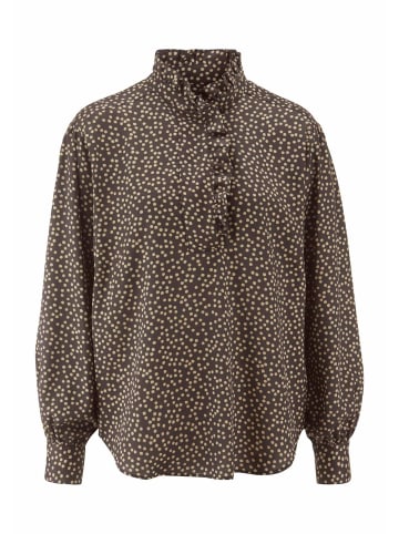 Hessnatur Hessnatur Bluse Relaxed aus SaXcell®Lyocell in kakao braun