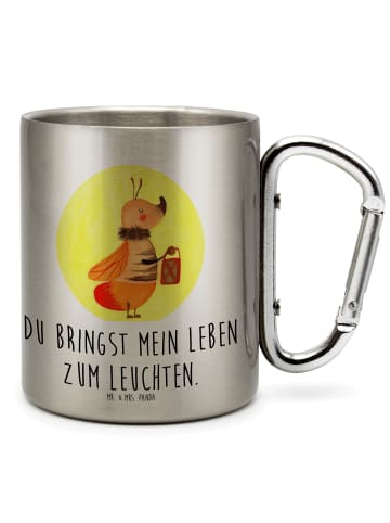 Mr. & Mrs. Panda Isolierbecher Glühwürmchen mit Spruch in Silber