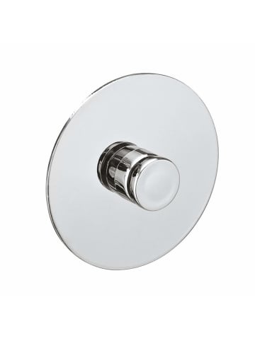 Wenko Premium und Classic Turbo-Loc Serie Sockel in Glänzendes Silber, 1,4 x 6 cm