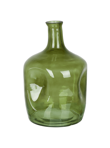 Beliani Blumenvase KERALA in Grün - (W) 20 x (H) 30 x (L) 20 cm