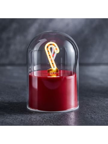 Butlers Butlers Neonlicht GLOWBALL Zuckerstange in Rot