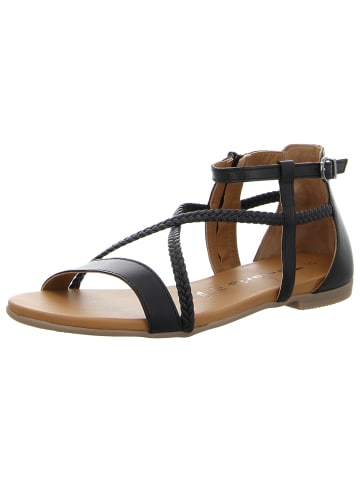 Tamaris Riemchensandalette in schwarz