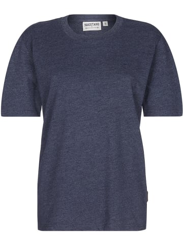 naketano T-Shirt "New-T-Shit" in Blau