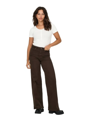 ONLY Jeans ONLMADISON BLUSH HW WIDE comfort/relaxed in Braun