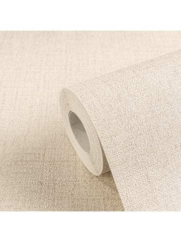 A.S. Création Tapete Atelier Canvas in Weiß-Beige 