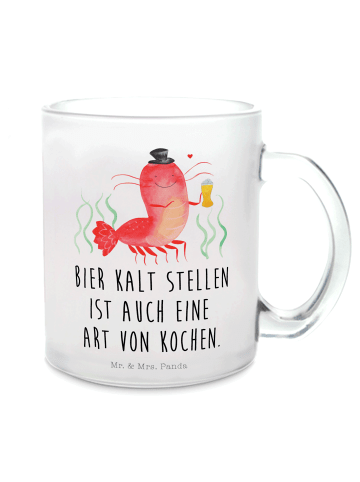 Mr. & Mrs. Panda Tasse Hummer Weizen mit Spruch in Transparent