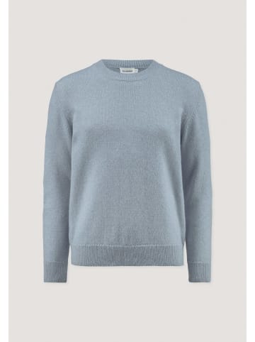 Hessnatur Strick Pullover in helles jeansblau