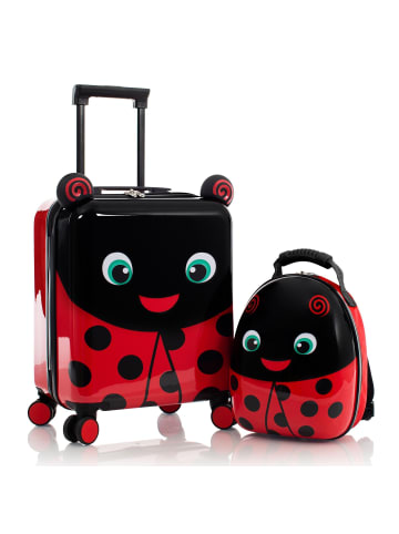 Heys Kids 4-Rollen Kofferset 2tlg. in lady bug