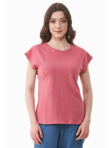 Organication Top "WOR17212" in Wüstenrosé
