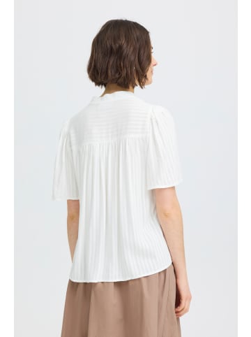 Fransa Kurzarm-Bluse FRVILLIA Relaxed fit in Whisper White