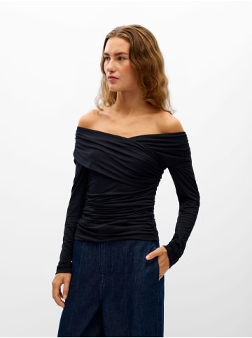 Object Off Shoulder Top in Black1