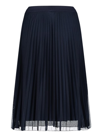 Betty Barclay Plisseerock mit Gummizug in dunkelblau