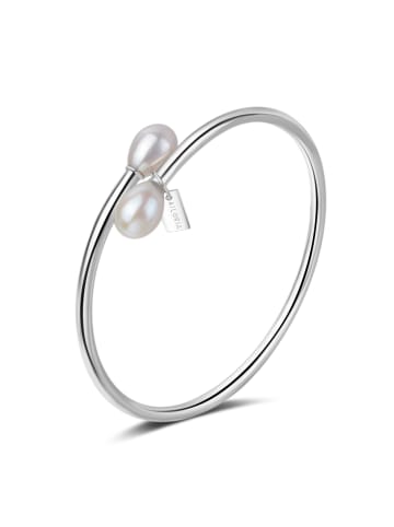 Ailoria MASA Armreif Silber/weiße Perle in weiß