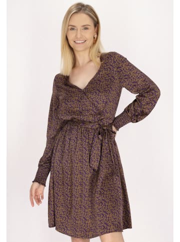 Usha Damen Dress in Violett Curry