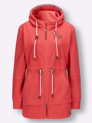 WITT WEIDEN Fleece-Jacke in grapefruit