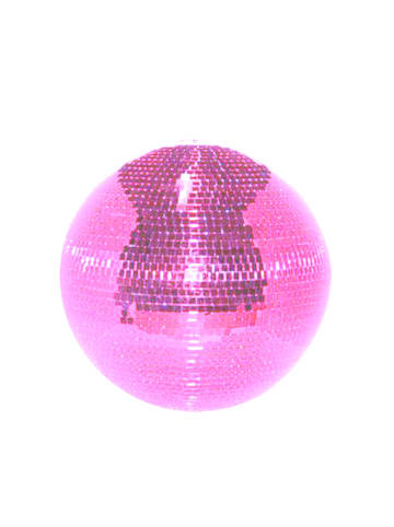 SATISFIRE Spiegelkugel 30cm Discokugel Mirrorball D: 30cm in pink