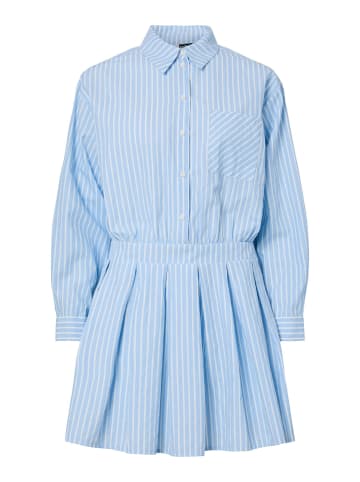Pieces Minikleid in Blue Bell