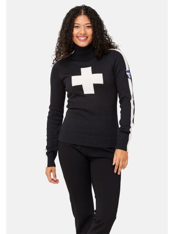 Krimson Klover Pullover Geneva Turtleneck in h. black