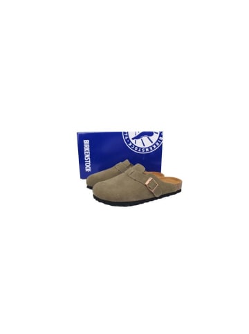 Birkenstock Boston Soft Footbed Clog graugrün