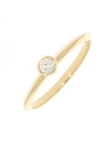 Xen Ring "ONE Ring mit Diamant 0,11 ct. 585 Gelbgold" in Gold