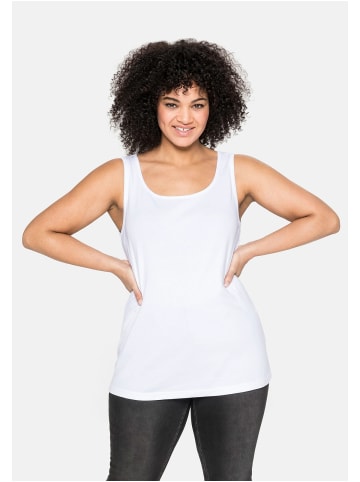 sheego Tanktop in weiß