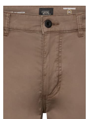 Camel Active Bermuda Shorts mit Reißverschluss in Schlammbraun