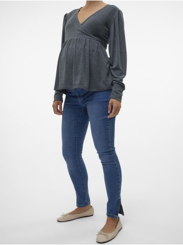 Vero Moda Umstandsjeans mit Skinny Fit in Medium Blue Denim 1