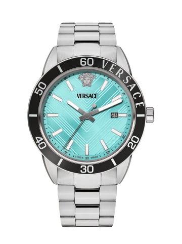Versace Analoguhr für Herren in trkis