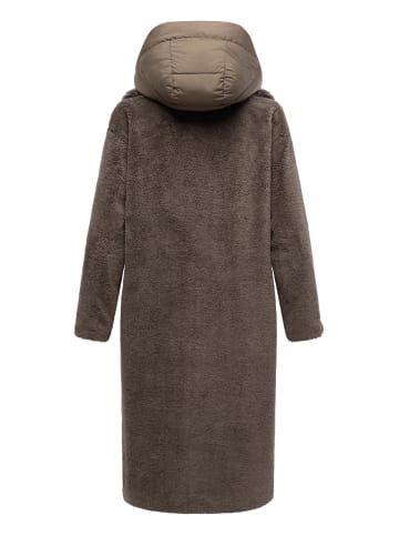Navahoo Wintermantel Teddyzauber 14 in Stone Brown